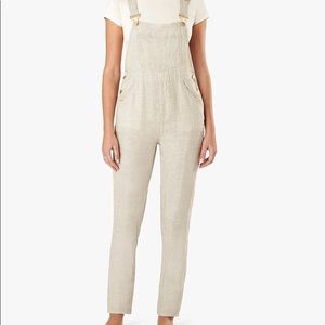 NWT WeWoreWhat Linen Overalls